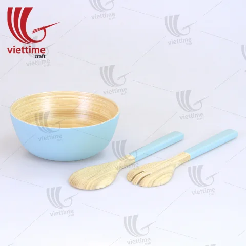 Spun Bamboo Bowls SET 2 Wholesale