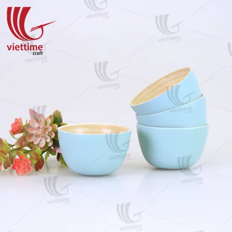 Small Lacquer Spun Bamboo Bowls Wholesale