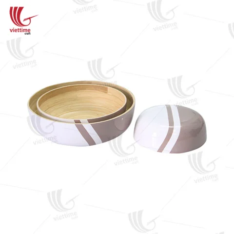 Nice Bamboo Salad Bowl Set Of 3
