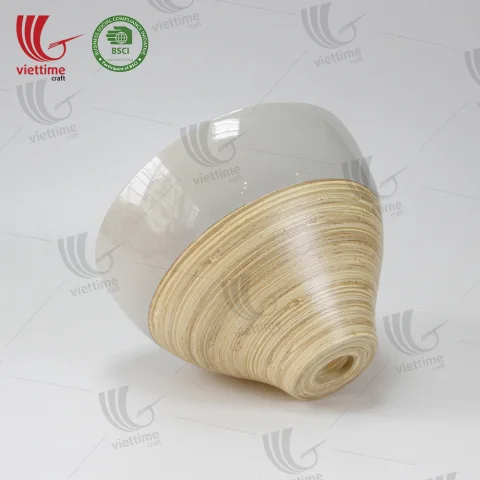 Lacquered Spun Bamboo Lamp shade Wholesale
