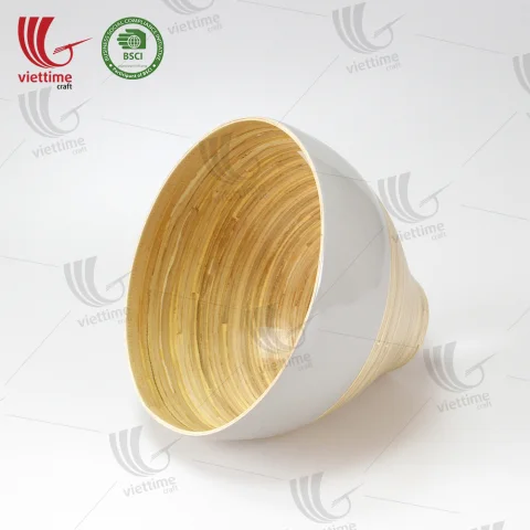 Lacquered Spun Bamboo Lamp shade Wholesale