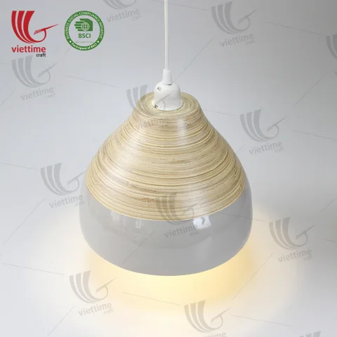 Lacquered Spun Bamboo Lamp shade Wholesale