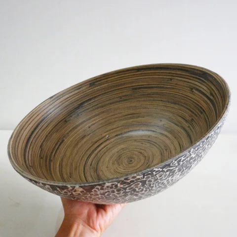 Spun Bamboo Bowl