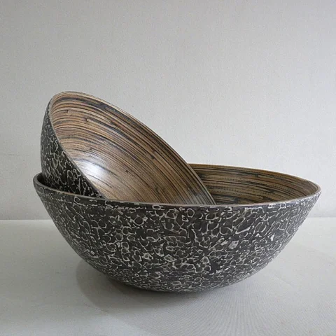 Spun Bamboo Bowl