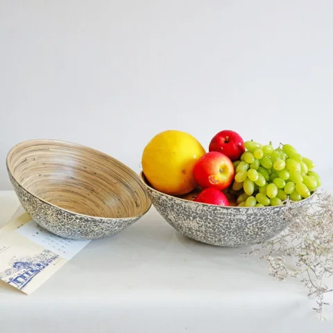 Spun Bamboo Bowl