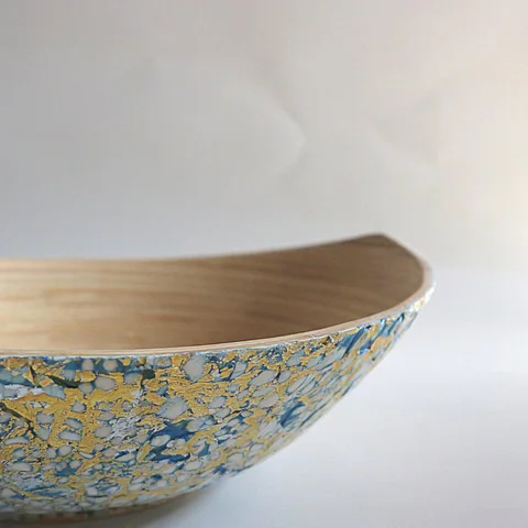 Spun Bamboo Bowl Set