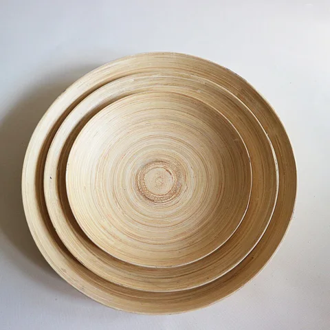 Spun Bamboo Plate