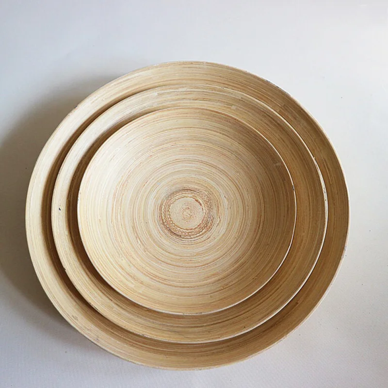 Spun Bamboo Plate