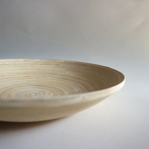 Spun Bamboo Plate