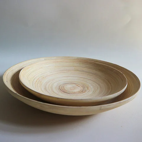 Spun Bamboo Plate