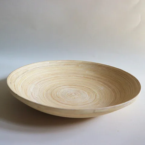 Spun Bamboo Plate