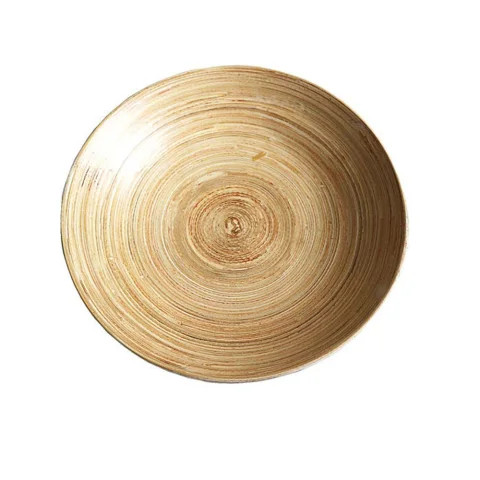 Spun Bamboo Plate