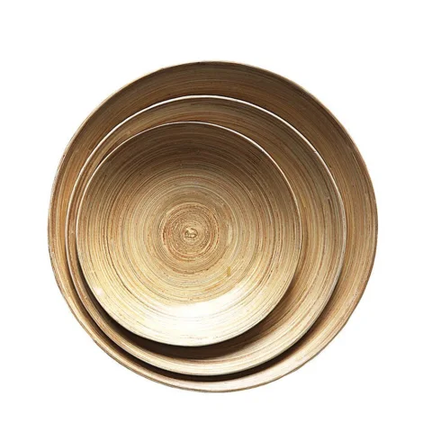 Spun Bamboo Plate