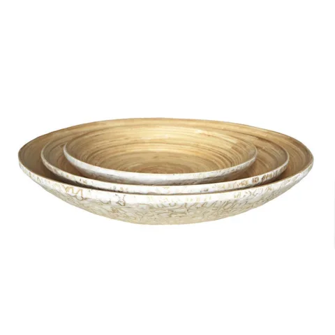 Spun Bamboo Plate