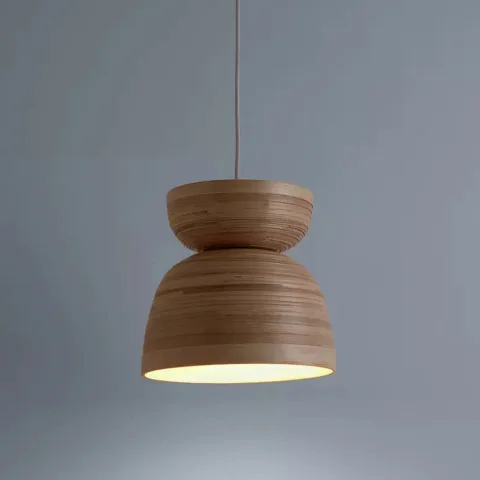Spun Bamboo Lampshade