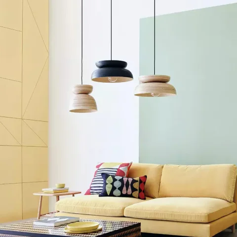 Spun Bamboo Lampshade