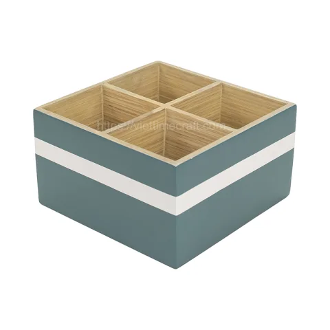 Spun Bamboo Utensil Holder