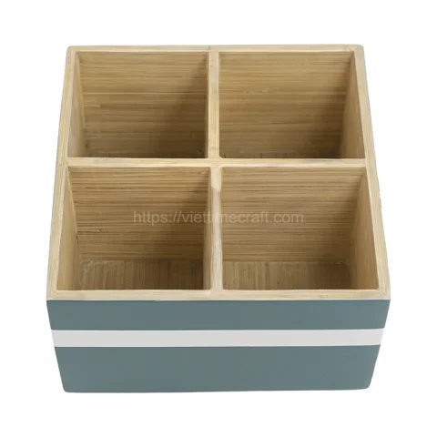 Spun Bamboo Utensil Holder