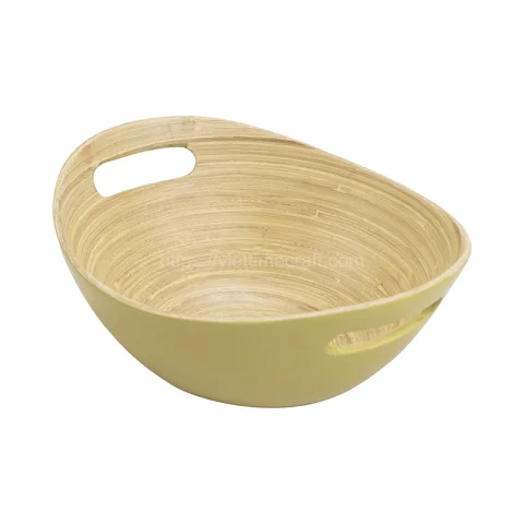 Coiled Bamboo Bowl SET 2 Wholesale