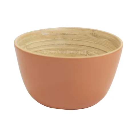 Set Of Coiled Bamboo Bowls