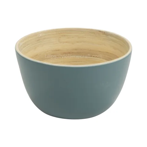 Set Of Coiled Bamboo Bowls