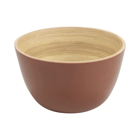 Set Of Coiled Bamboo Bowls