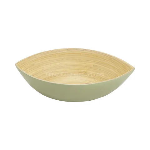 Set Coiled Bamboo Bowl Salad Wholesale