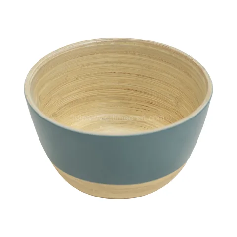 Eco-Friendly Spun Bamboo Bowls
