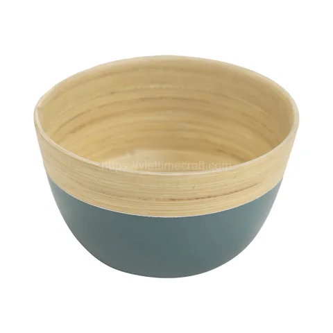 Eco-Friendly Spun Bamboo Bowls