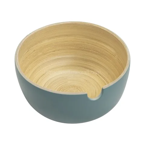 Eco-Friendly Spun Bamboo Bowls
