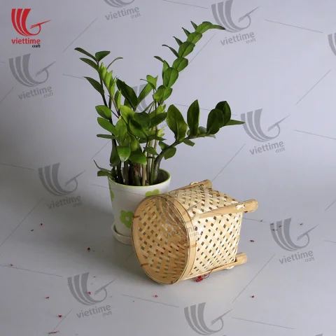 Natural Woven Bamboo Basket Set
