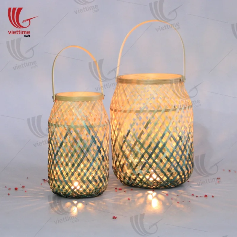 Medium Bamboo Candles Lantern