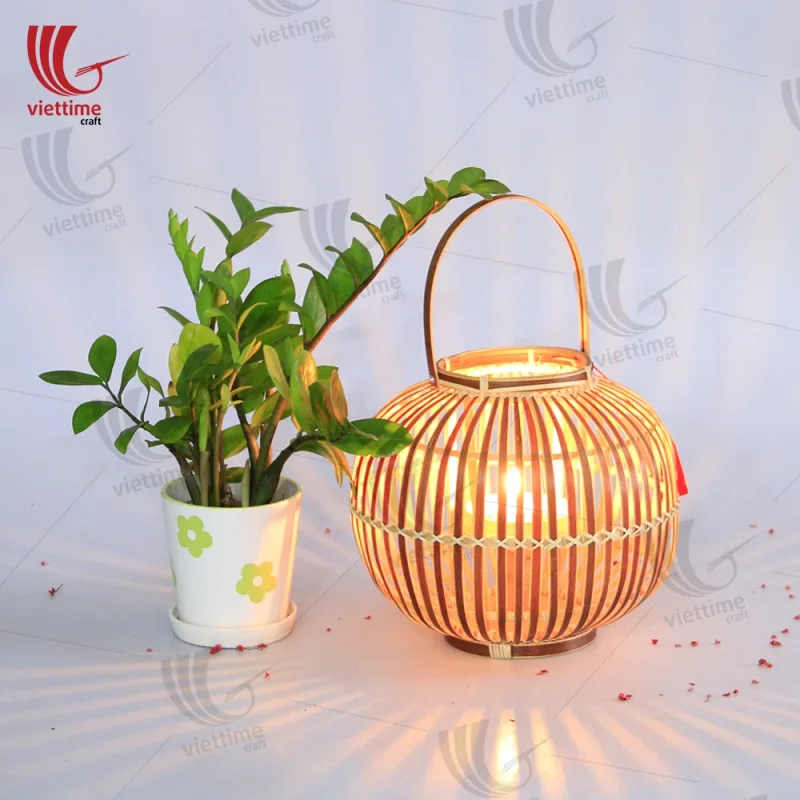 Beautiful Bamboo Weaving Candle Lantern