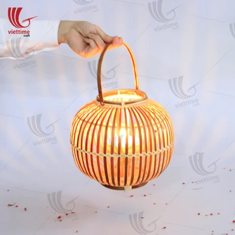 Beautiful Bamboo Weaving Candle Lantern