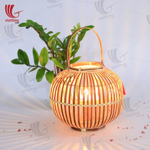 Beautiful Bamboo Weaving Candle Lantern