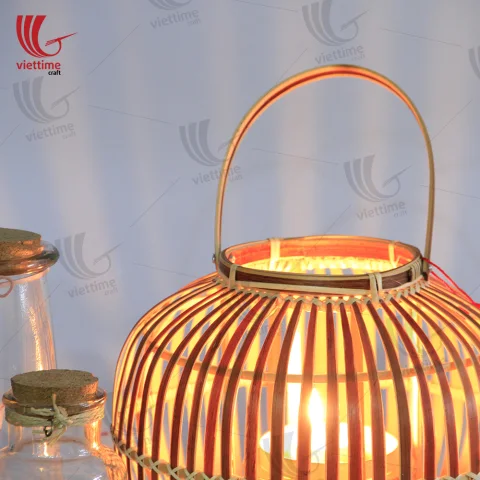 Beautiful Bamboo Weaving Candle Lantern