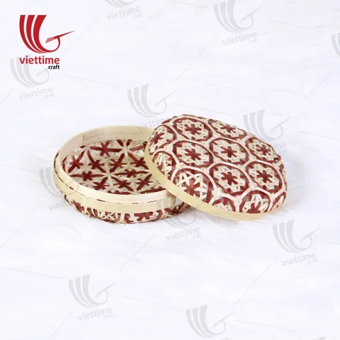 Rattan Export Round Weaving Bamboo Box Set Of 2 - REX-TD00040