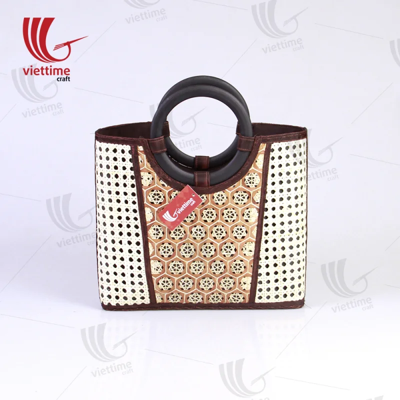 Chinese Style Handmade Bamboo Handbag