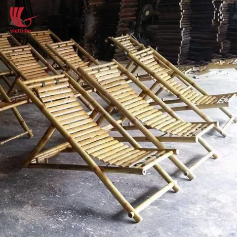 Popular Bamboo Chair On Beach
