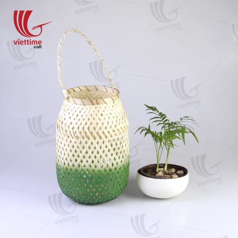 Medium Weaving Bamboo Lantern Set Of 3