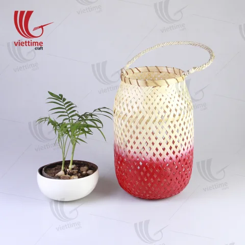 Medium Weaving Bamboo Lantern Set Of 3