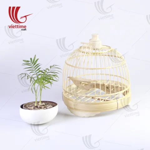 Large Traditional Bamboo Vietnamese Bird Cage