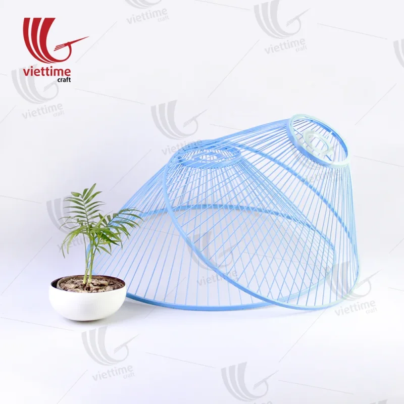 Blue Bamboo Lampshade For Your References