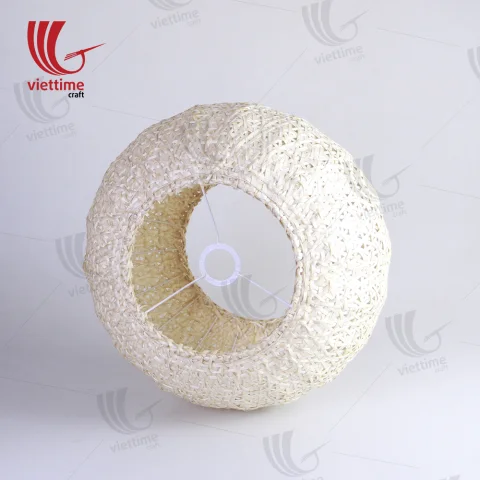 Retro Style Woven Bamboo Pendant Lampshade
