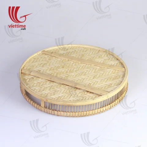 Latest Arrived Round Shaped Bamboo Tray