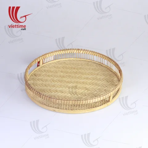 Latest Arrived Round Shaped Bamboo Tray