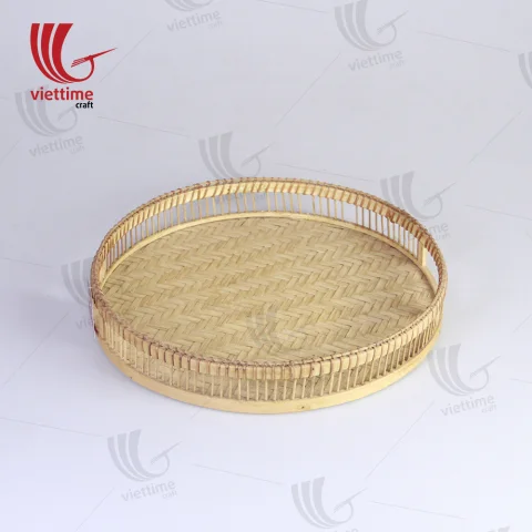 Latest Arrived Round Shaped Bamboo Tray