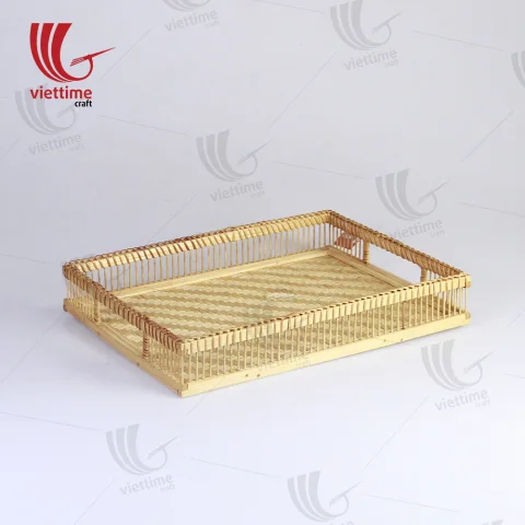 Latest Arrived Rectangle Shaped Bamboo Tray