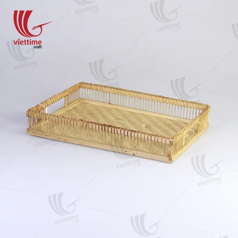 Latest Arrived Rectangle Shaped Bamboo Tray