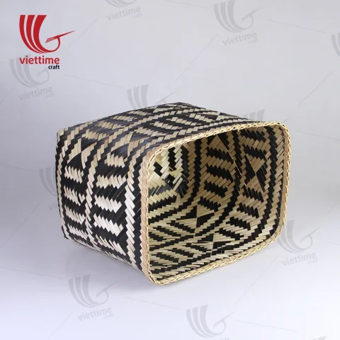 HighQuality Bamboo Storage Basket Set Of 2